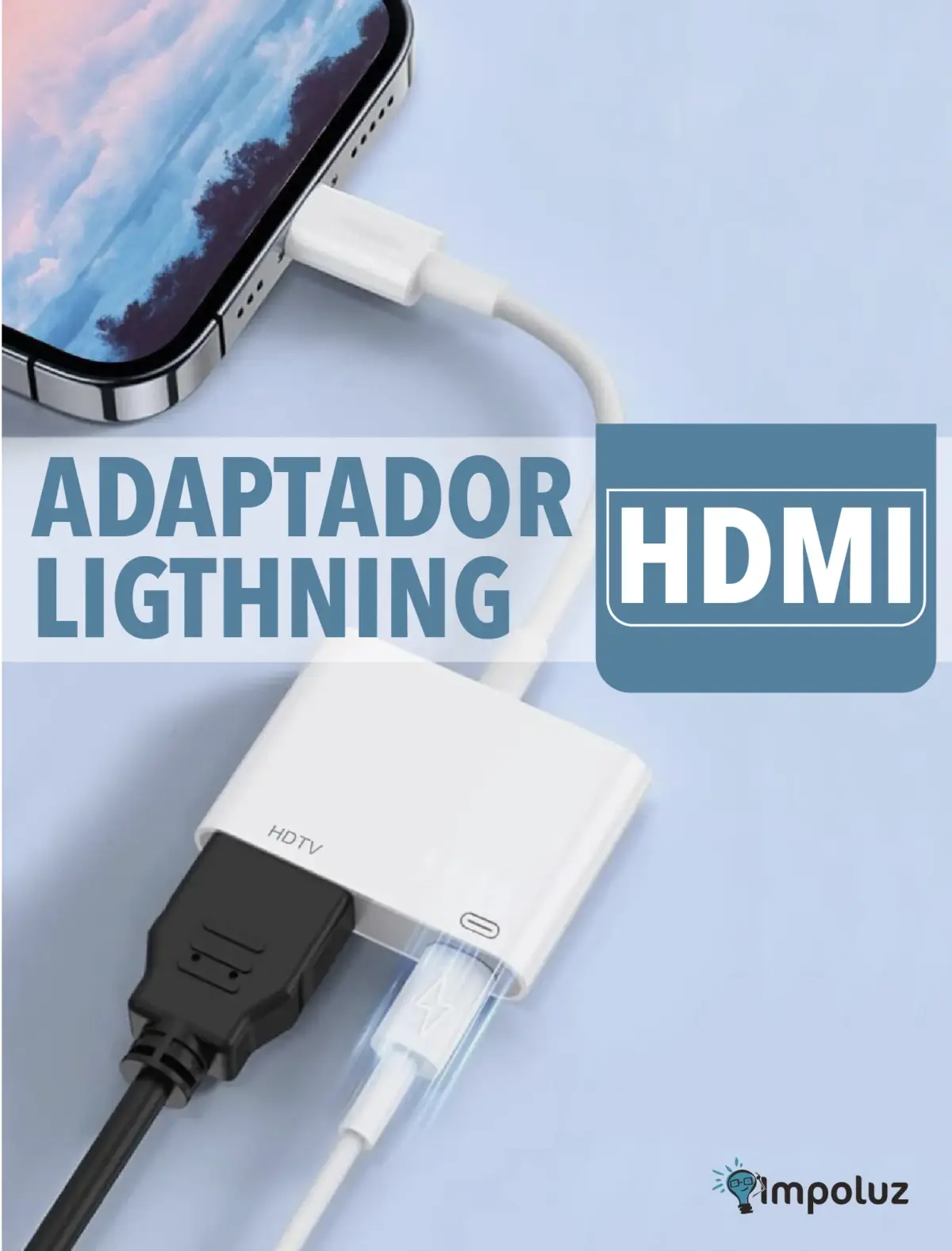 Adaptador Convertidor Lightning Hdmi Compatible iPad