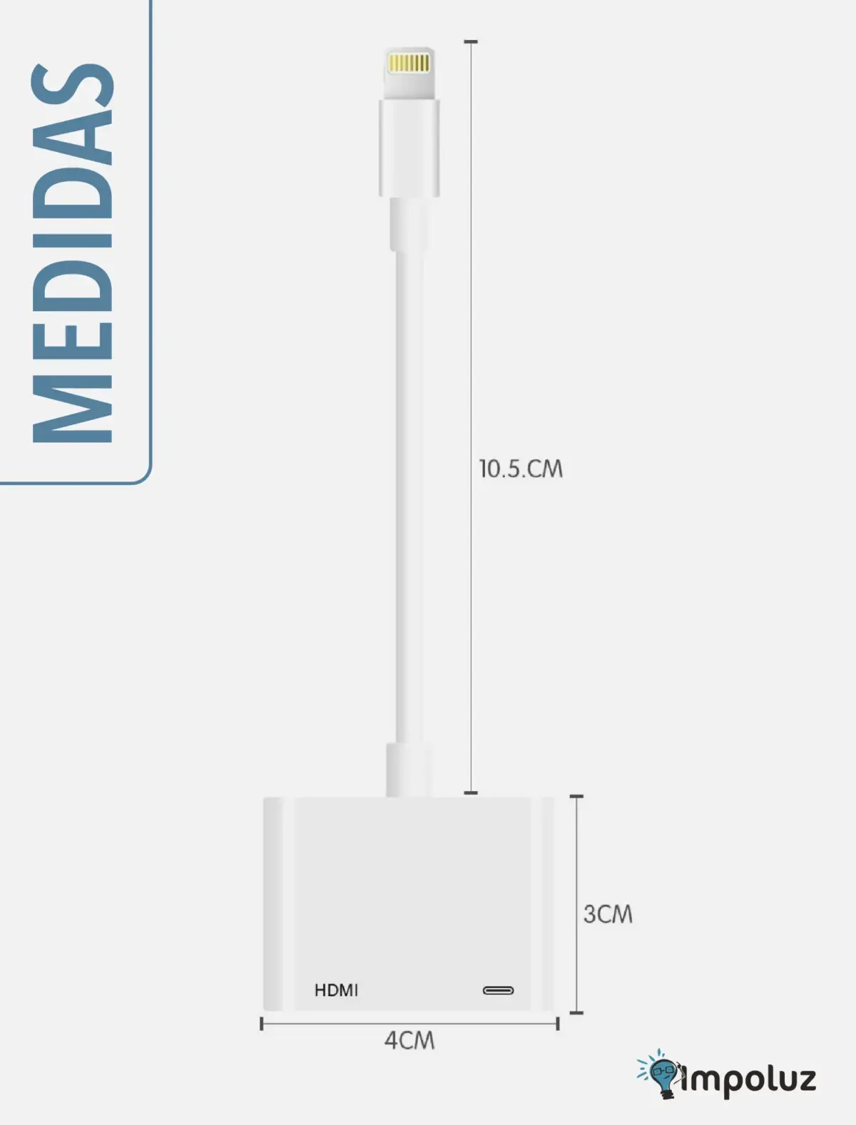 Adaptador Convertidor iPad iPhone